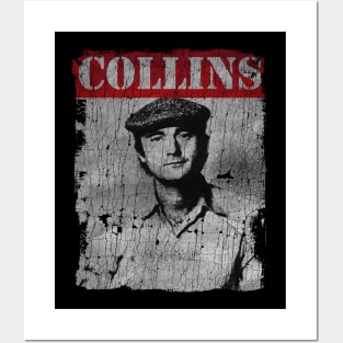 TEXTURE ART - Phil Collins Potrait 80s Posters and Art